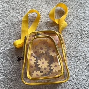 Cute clear backpack from delia’s.